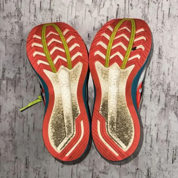 Women’s Saucony S10597-10 Endorphin Speed Running Shoes White Mutant Size 9.5 - Picture 6 of 8